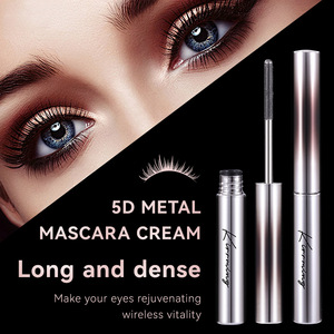 <span class=keywords><strong>Mascara</strong></span> en gros résistant à l'eau, sans grumeaux, effet <span class=keywords><strong>volume</strong></span> et recourbant, noir, brun, allongeant, tube métallique 5D - Product Image 1