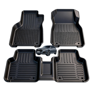 Alfombrillas de Lujo para Coche para Todo Clima, Cubierta de Asiento Trasero, Alfombrillas de Goma TPE para <span class=keywords><strong>Maletero</strong></span>, Alfombrillas para <span class=keywords><strong>Audi</strong></span> <span class=keywords><strong>Q7</strong></span> / SQ7, 7 Asientos, 2020-2025 - Product Image 1