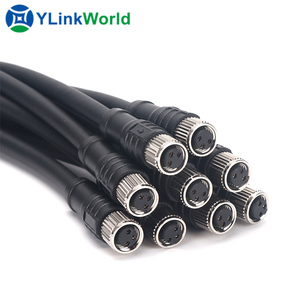 M5 M8 M9 M12 M16 M23 7/8 Zirkuläre Stecker-Buchse-Kabelverbinder 2 3 4 5 6 7 8 12 14 17 19 24 Pin IP67 IP68 Wasserdichte Stromkabelverbinder - Product Image 5