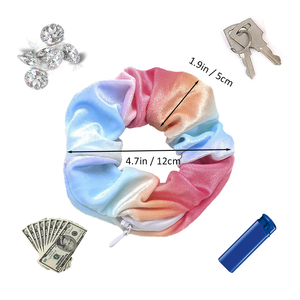 Scomparto di velluto per carte di credito chiavi pillole oggetti di valore | Cravatte per chignon segrete code di cavallo da <span class=keywords><strong>donna</strong></span> diversione - Product Image 4
