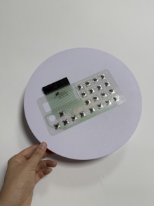 Película táctil transparente de 21 teclas de alta calidad con teclado industrial de contactos de metal para quiosco y cajero automático - Product Image 6