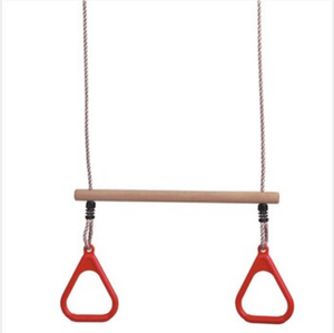 <span class=keywords><strong>Anneaux</strong></span> de gymnastique en plastique pour extérieur, pour balançoire extérieure avec barre de trapèze en bois, accessoires de terrain de jeu - Product Image 3