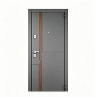 Porte de sécurité blindée turque de luxe en acier, avec serrure multipoints, anti-effraction, pour entrée principale, finition de surface personnalisée