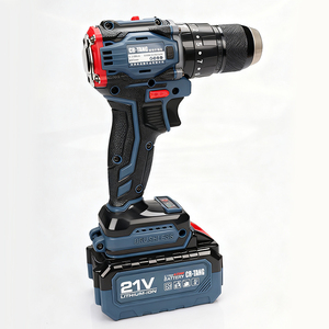 Chinese factory 21v portable cordless brushless 21v cordless drill lithium battery power <b>tool</b> <b>kit</b> OEM - Product Image 1