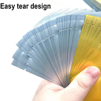 Sac d'emballage pour masque Facial, papier d'aluminium imperméable à chaud, trois côtés, produit cosmétique, prix d'usine