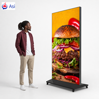 Kiosco de Señalización Digital LCD Asi de 85 Pulgadas 4K UHD Android Windows WiFi con Póster Digital y Animación para Centros Comerciales y Aeropuertos