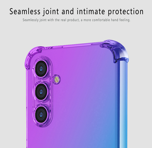 Funda Transparente para <span class=keywords><strong>Samsung</strong></span> A25 con Degradado de Color, Esquinas Anti-Impactos, Funda Protectora de TPU Suave para <span class=keywords><strong>Samsung</strong></span> <span class=keywords><strong>Galaxy</strong></span> A25 5G - Product Image 2