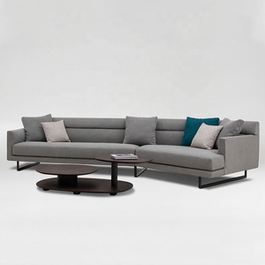 Ensemble de canapé d'<span class=keywords><strong>angle</strong></span> moderne convertible en 2 pièces, carré, rembourré, <span class=keywords><strong>avec</strong></span> chaise longue pour salon - Product Image 5
