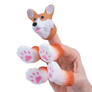 Juego de 5 Marionetas de Mano de Gato al por Mayor, Cabeza y Extremidades de Vinilo, Marioneta de Dedo de Animal (Esquilo) para Niños - Product Image 6