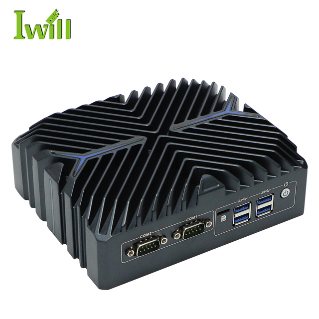 New Design I3-1215U Fanless Mini PC with Six-Core 4.4 GHz DDR5 3xHD Embedded Industrial PC with 3xIn Tel I226-V 2.5G Lan