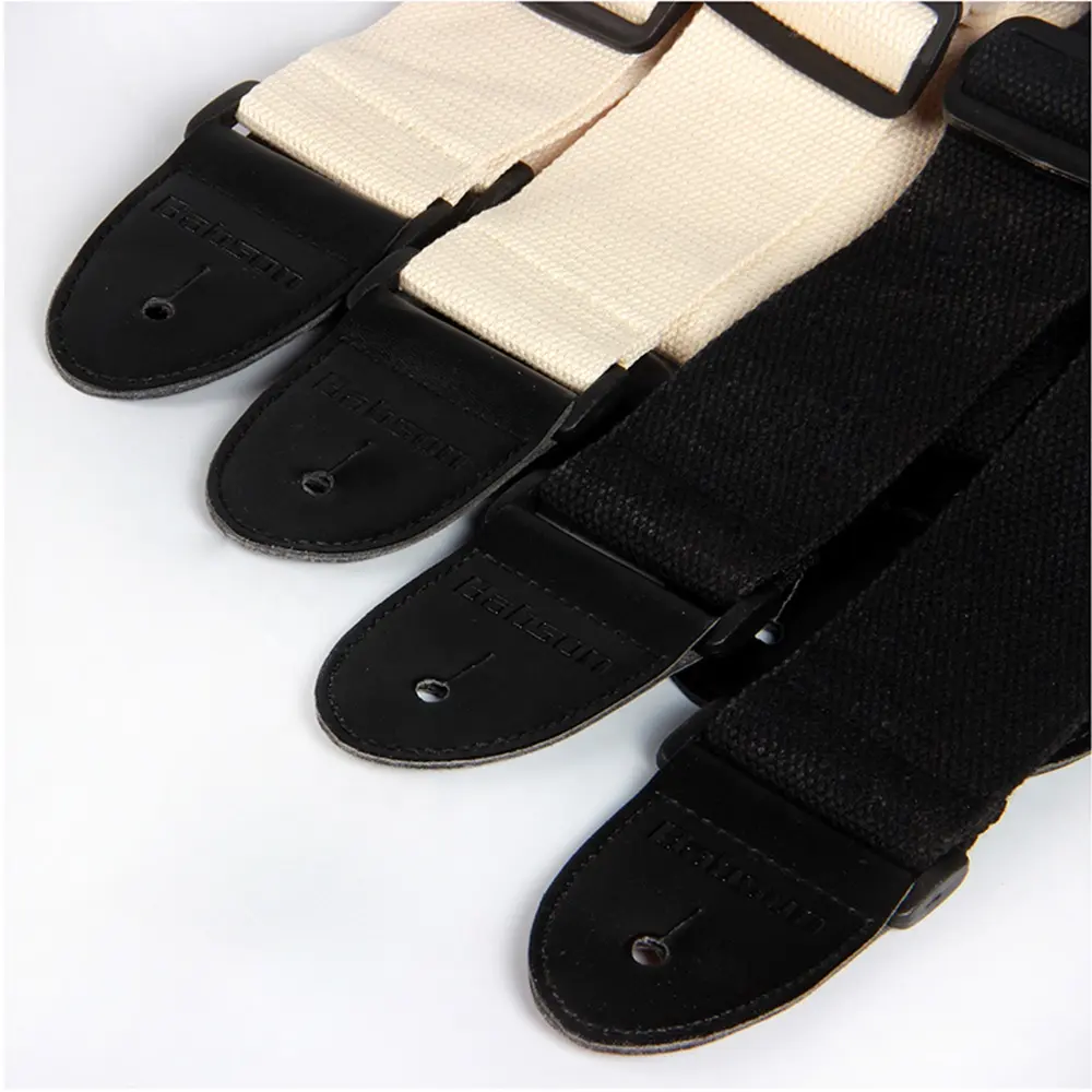 Comfortable factory price promotional high quality electric guitar strap cotton high end guitar straps