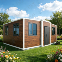 Maison conteneur extensible étanche FLKT Pest-Control, garantie 2 ans, usine source, maison modulaire préfabriquée moderne et compacte