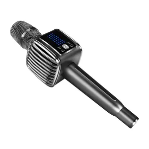 Écran de rythme LED portable TWS DUET sing surround 20W haut-parleur d'enregistrement breveté avec microphone HiFi Hifi bluetooth karaoké