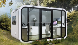 Pod Apple Pod Habitación insonorizada Módulo de cabina prefabricado Sala de negociación de la casa Oficina de Pod móvil Cabina de fotos de estudio personal - Product Image 5