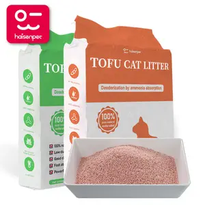 供应商批发优质结块清洁豆腐沸石混合碎碎猫砂