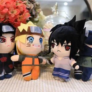 Vente en gros de poupée pour enfants meilleur cadeau dessin animé Narutos Kakashi Sasuke Uchiha Itachi jouets en peluche jouets décoratifs pour la maison
