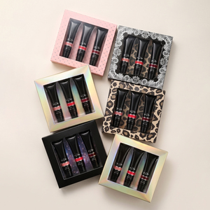 Ensemble de <span class=keywords><strong>3</strong></span> gloss à lèvres en marque privée, haute brillance, hydratant, kit de maquillage pour les lèvres <span class=keywords><strong>3</strong></span> en 1, gloss à lèvres hydratant, cosmétiques personnalisés en gros - Product Image 1