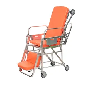 Maca de alumínio dobrável para cama de hospital, cadeira de emergência, cama leve para ambulância