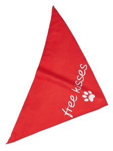 שמלת חיות מחמד אופנתית וחמודה לקיץ, בצורת כפה ולב, אדומה וחגיגית, משובצת, בנדנה לחיות מחמד לכלבים קטנים ובינוניים - Product Image 6