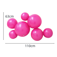 Ballons de vacances une pièce épais durables gonflables réutilisables en PVC ensemble de boules à usage unique décorations de fête Diwali nouveauté