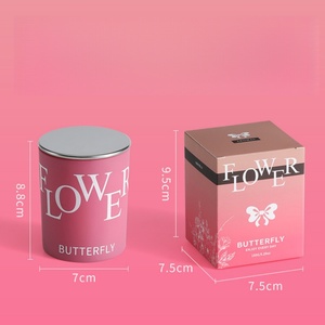 Bougie parfumée artisanale en verre miniature avec logo personnalisé, cire de soja, parfum aromatique, <span class=keywords><strong>pour</strong></span> <span class=keywords><strong>massage</strong></span> - Product Image 2