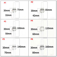 Penyangga Lampu Gantung Kaca dengan Penutup Kain, 2 Garpu 3 Garpu, untuk Lampu Chandelier, Lampu Gantung LED, Lampu Plafon