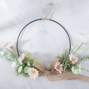 Seulgi - Guirnalda de Flores Artificiales, Semicírculo, Tejido de Plástico, Decoración para Pared, Decoración del Hogar, Accesorios para Bodas CF01229 - Product Image 3