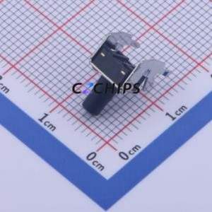 GT-TC100A-H095-L1 Tactile Switch Through hole Component THT Switch Single Pole Single Throw Round Button 1.6N Right Angle Insert - Product Image 2