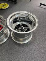 Jantes 4X114.3 BLACK CENTER DISC authentiques en 3 pièces, modèle MK1 SSR LONG CHAMP XR4 WORK MEISTER