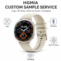 Montre connectée ultra-fine M301 OEM ODM avec logo personnalisé, écran AMOLED 1,32 pouces, marque privée, suivi de santé, vente en gros, usine