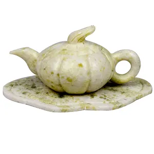 2020 Venta caliente de China Xiuyu Jade tetera Jade té tazas de Jade Natural
