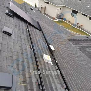 Système de fixation solaire en acier inoxydable certifié CE pour tuiles de toit, compatible avec les panneaux solaires photovoltaïques en silicium polycristallin pour la maison - Product Image 6