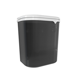 Hanging Bin 2022 New Transparent White Black Modern Trash Can Hanging Multifunctional Plastic Trash Bin With Lid