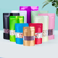 Sacs en papier kraft jetables personnalisés avec logo imprimé, fenêtre et fermeture auto-adhésive, faible MOQ, pour gâteaux et aliments pour bébés