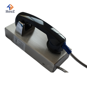 Durable Anti-Vandal Hospitality Voip Vandal prooof Handset Public Prison <span class=keywords><strong>Teléfono</strong></span> de acero inoxidable para Jail Street Airport Taxi - Product Image 4