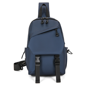 Sac de Poitrine Bandoulière Sport Décontracté en Cuir PU Imperméable avec Fermeture Éclair, Design Personnalisable et Portable pour l'Été - Product Image 1