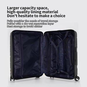 Set da Viaggio d'Affari 3 Pezzi in Materiale PP con Ruote a 360° °   Valigia da Cabina Silenziosa con Ruote, Grande Capacità e Chiusura a Combinazione - Product Image 4