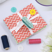 Chevron coloré et motif floral tissu matelassé Fat Quarters Bundle - 100% coton Patchwork matériel pour Quilting