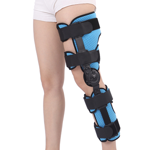 Menteşeli ROM ayarlanabilir profesyonel koruma diz sabitleyici Brace post-op destek sabit atel Ligament menteşe diz <span class=keywords><strong>Immobilizer</strong></span> - Product Image 2