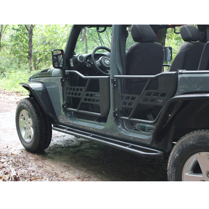 Puerta Tubular Todoterreno 4x4 de 2/4 Puertas para <span class=keywords><strong>Jeep</strong></span> Wrangler JK 07+ Accesorios Media Puerta para <span class=keywords><strong>Jeep</strong></span> - Product Image 6