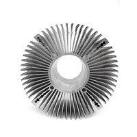 Dissipateur thermique en aluminium de grande taille pour ordinateur portable, série 6000, refroidi par eau, profil d'extrusion pliable, ventilateur de refroidissement PC personnalisable