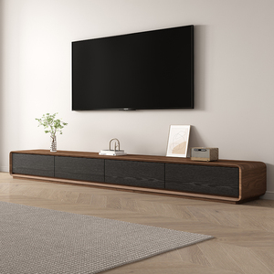 2025 tavolino da caffè moderno compatto All-in-One per Console <span class=keywords><strong>TV</strong></span> Combo sottile unità Smart montata a parete per soggiorno/sala da pranzo - Product Image 4