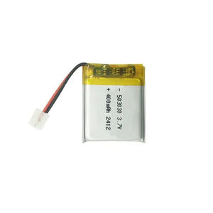 بطارية ليثيوم بوليمر قابلة لإعادة الشحن 3.7 فولت 400 مللي أمبير في الساعة، طراز 503030، بطاريات ليثيوم بوليمر 053030 - Product Image 4