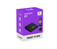 Boîtier TV P1 le moins cher de 2026, Quad Core Hi3798, Boîtier TV intelligent 4K, WiFi double bande, télécommande vocale, Android 15, Décodeur P1