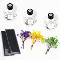 Recharges d'huile pour diffuseur à bâtonnets personnalisées, parfum lavande et jasmin, avec bâtonnets diffuseurs, parfum d'ambiance longue durée pour chambre et salle de bain
