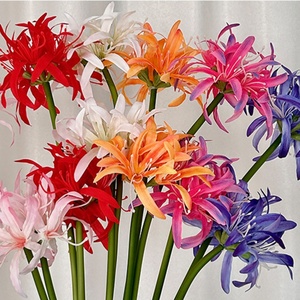 Decorazione Paesaggistica con Fiori Artificiali di Begonia a 2 Teste in Stile Antico per Matrimoni, Casa e Fotografia - Product Image 1