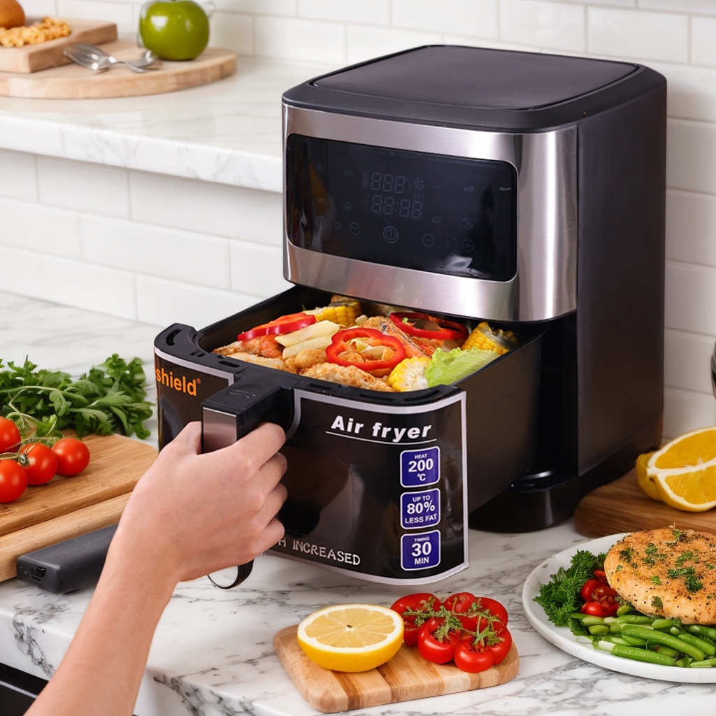 Nirva ZX08 6.5L Electric Air Fryer Oven - Modern Smart Kitchen