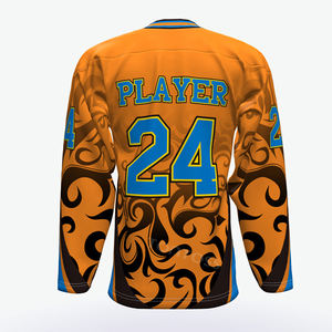 Nouveau design de maillot de gardien de but sublimé Hockey bon marché maillot de hockey sur glace Sublimation personnalisé joueurs de l'équipe Club vêtements de hockey sur glace - Product Image 4