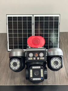 Caméra solaire 8MP AOV 24h/24 avec quatre objectifs, couleur intégrale 8K, sécurité sans fil CCTV, carte SIM 4G, deux panneaux solaires extérieurs - Product Image 6