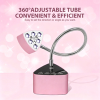 Lampe à ongles rechargeable professionnelle Mini bureau 18w lampe à LED UV pour sèche-ongles à écran tactile pour salon et maison